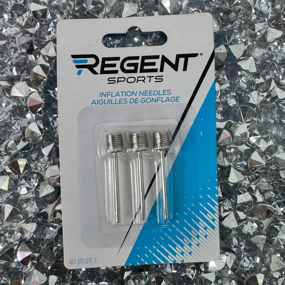 Regent Sports Inflation set of 3 sports inflate plated metal brand new